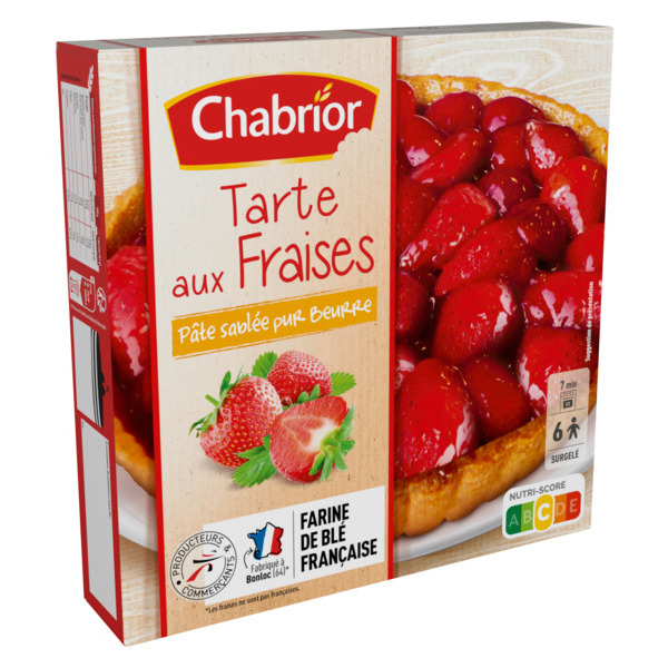 TARTE SURGELÉE  AUX FRAISES 
