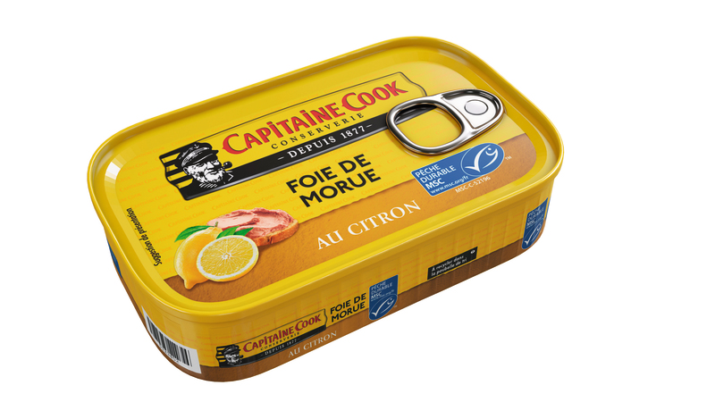 FOIE DE MORUE  AU CITRON capitaine cook