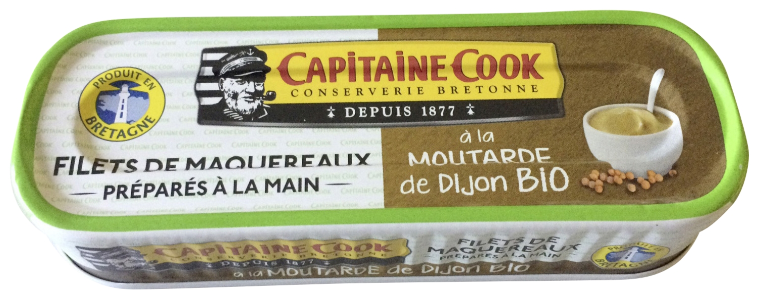 Filets de maquereaux à la moutarde de Dijon bio...