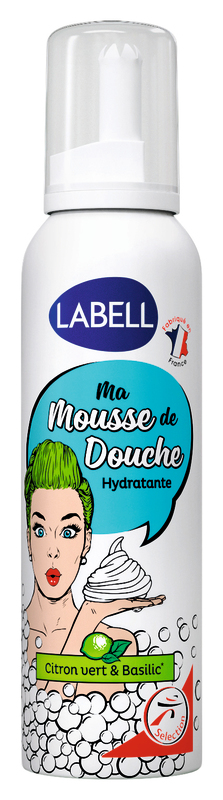 MOUSSE DE DOUCHE CITRON VERT BASILIC LABELL