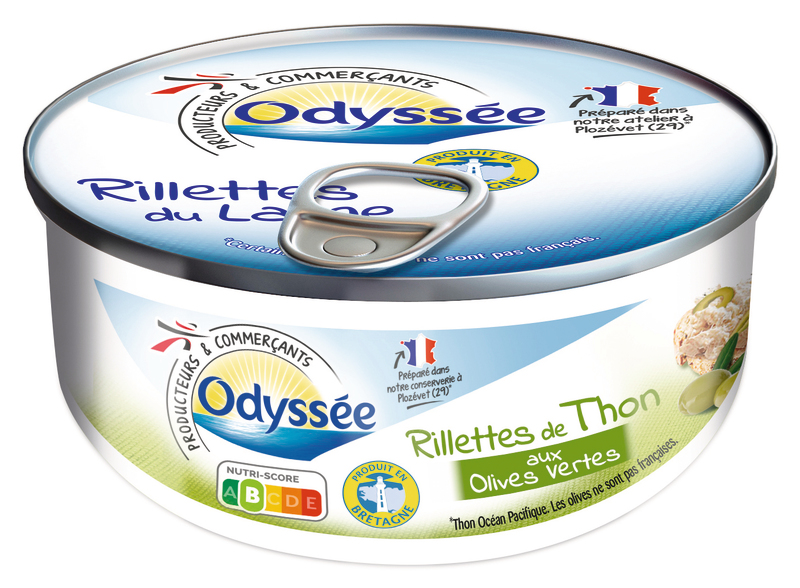 RILLETTES DE THON AUX OLIVES VERTES Odyssee
