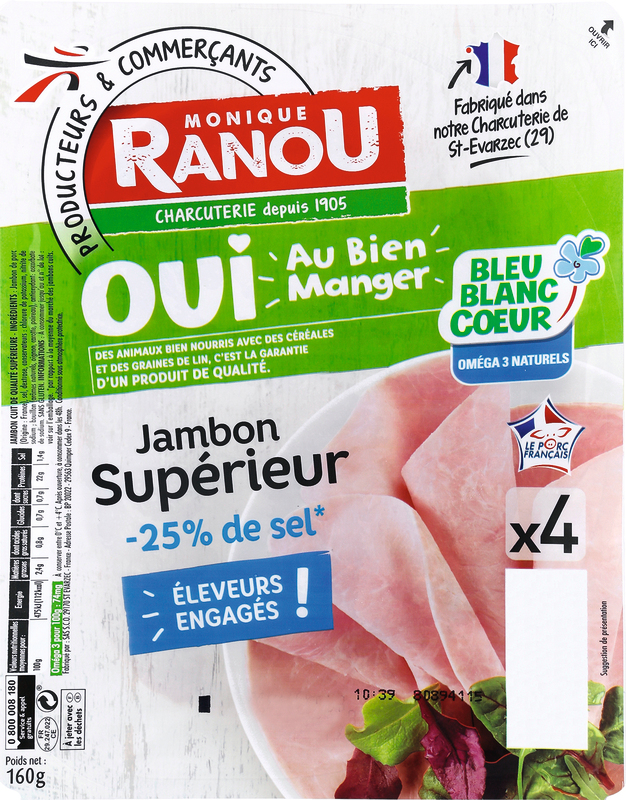 JAMBON SUPÉRIEUR DÉCOUENNÉ monique ranou 3250392485610 monique ranou