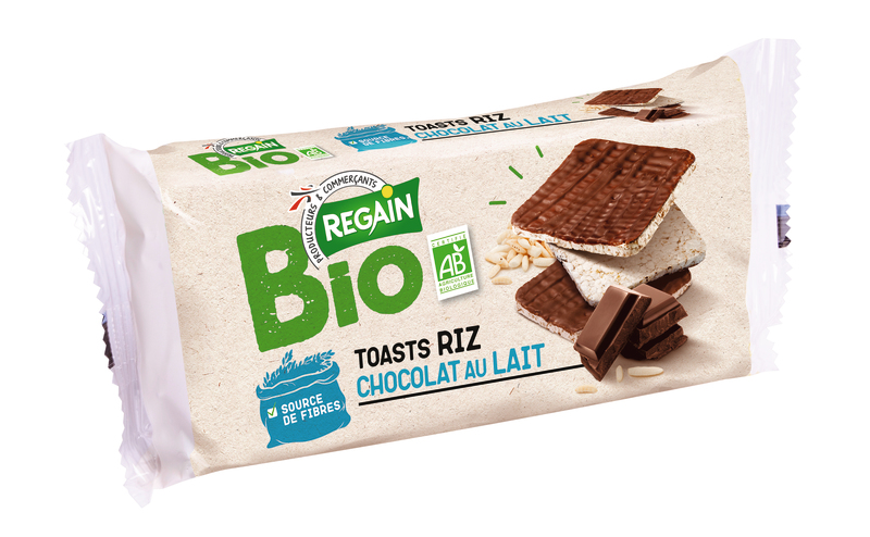 TOASTS DE RIZ CHOCOLAT AU LAIT regain bio