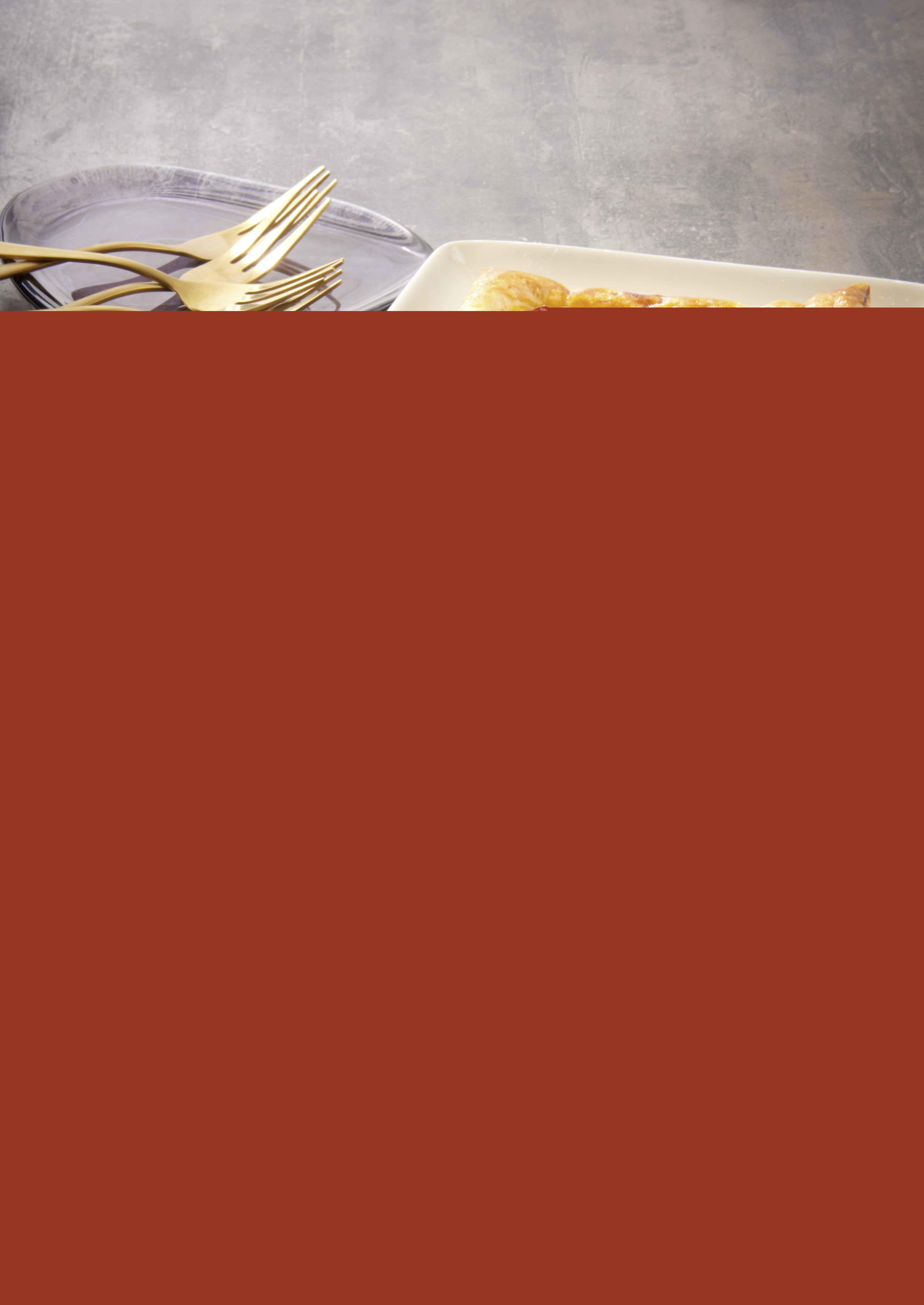 BANDE FEUILLETÉE AUX FRUITS 