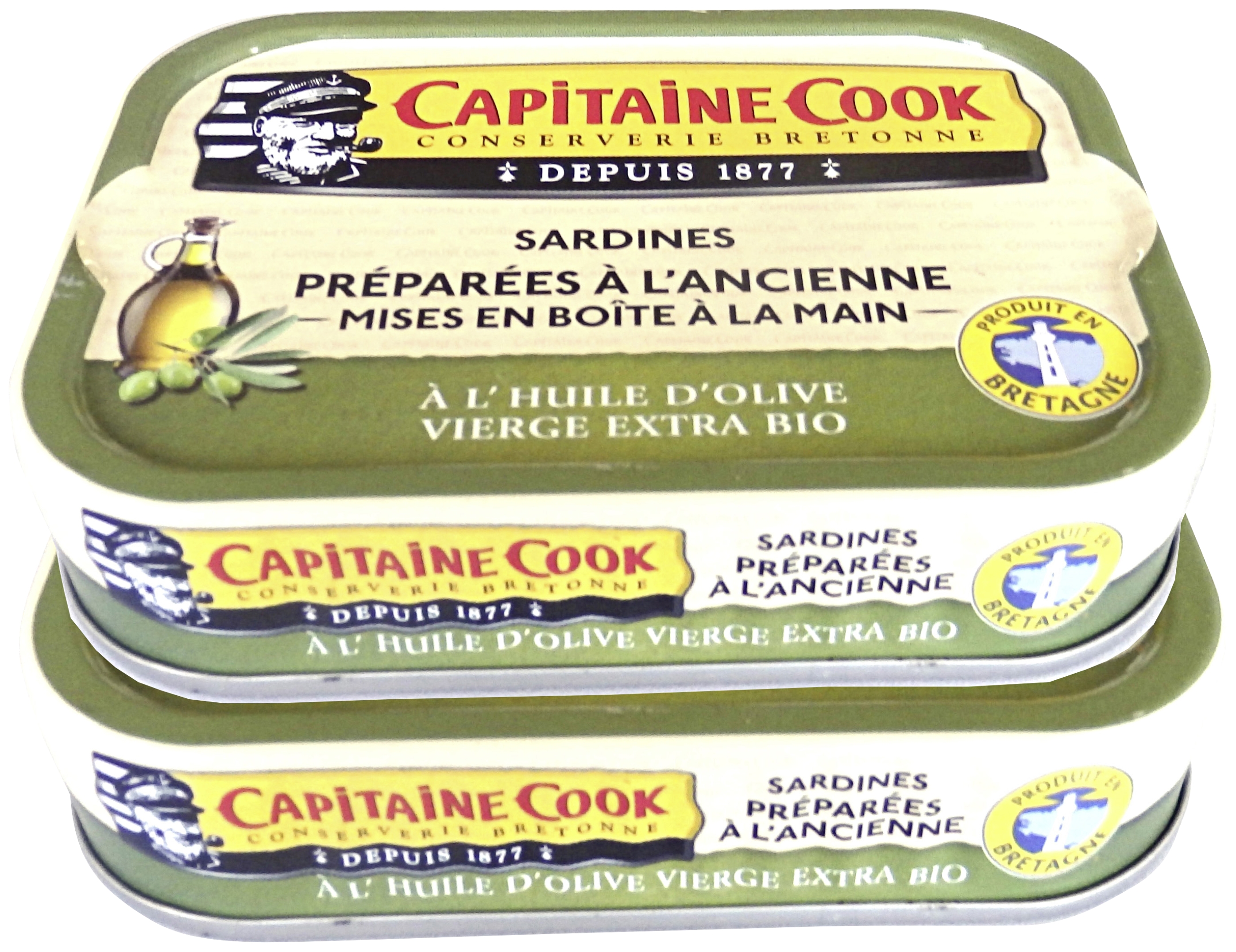 Sardines à l'huile d'olive vierge extra bio Cap...