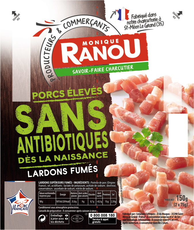 LARDONS FUMÉS monique ranou