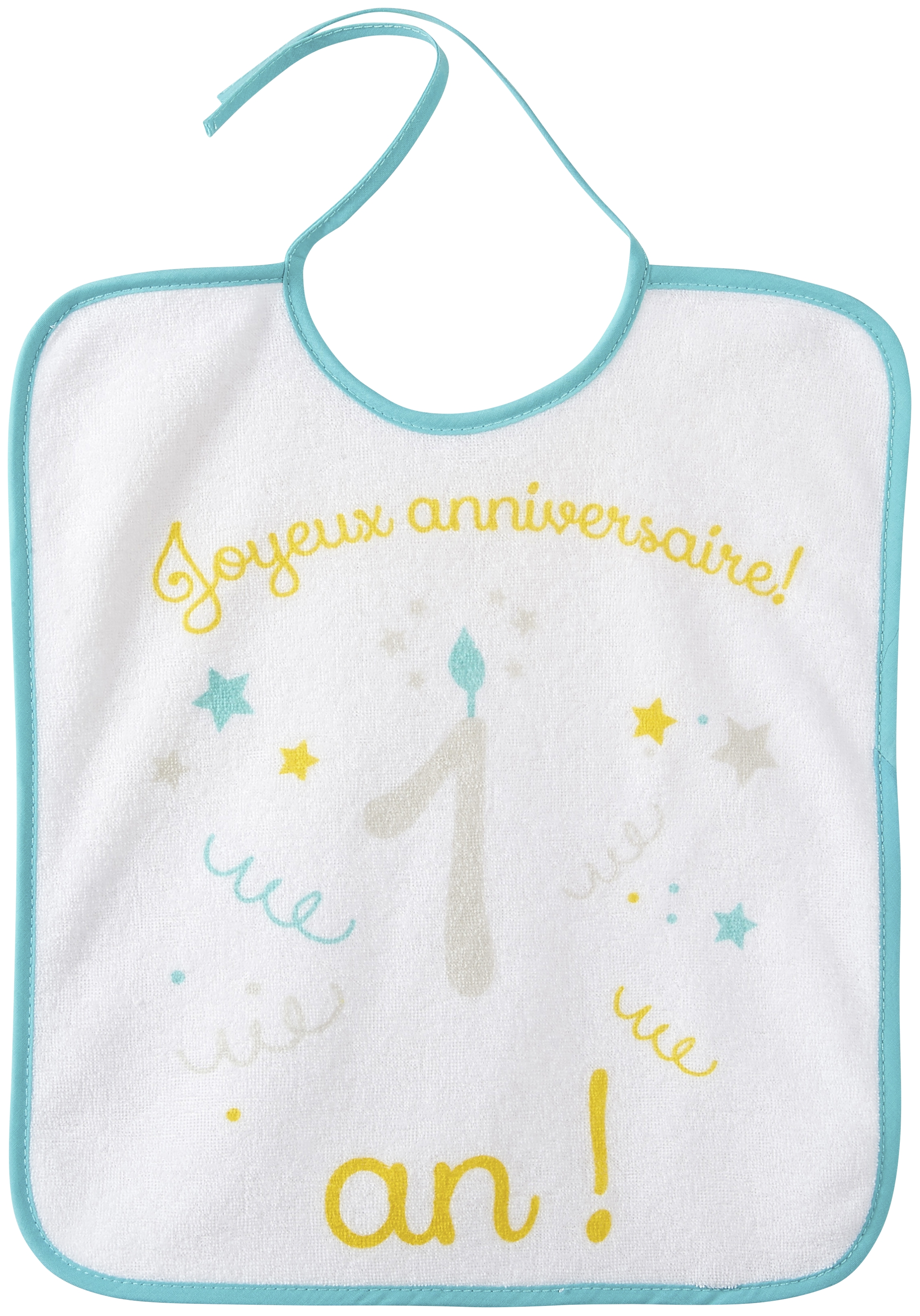 12 bavoirs anniversaire Pommette