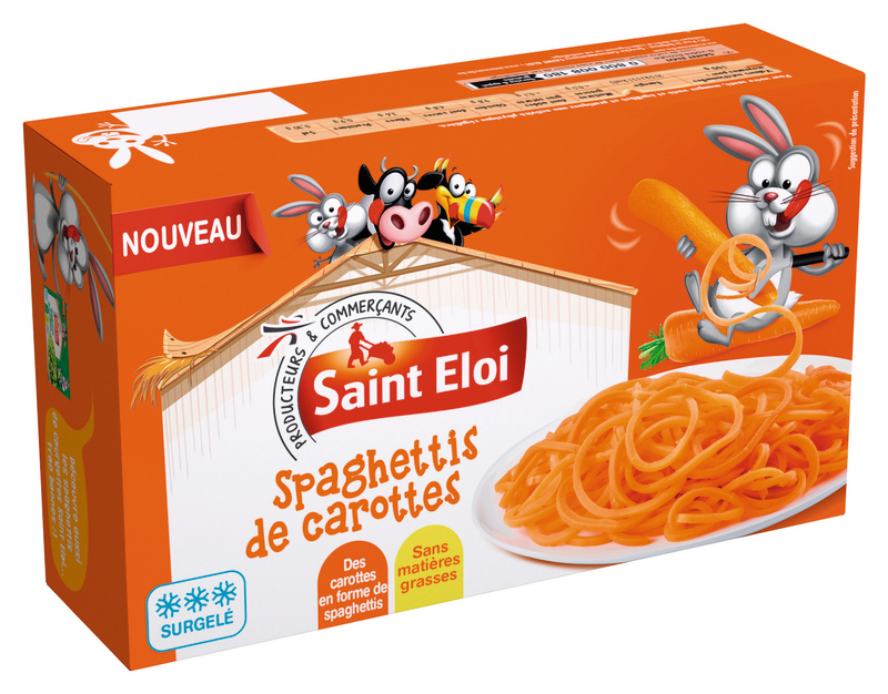 SPAGHETTIS DE CAROTTES SURGELÉS SAINT ELOI