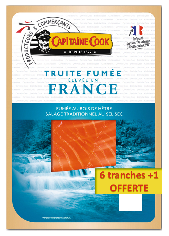 capitaine cook TRUITE FUMÉE capitaine cook code EAN 3250392547905 