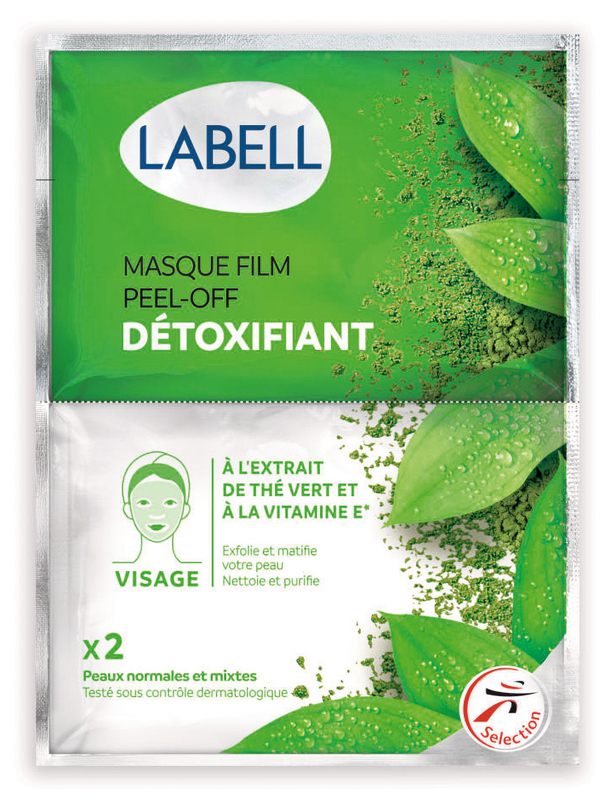MASQUE FILM BI-DOSE PEEL OFF DÉTOXIFIANT LABELL