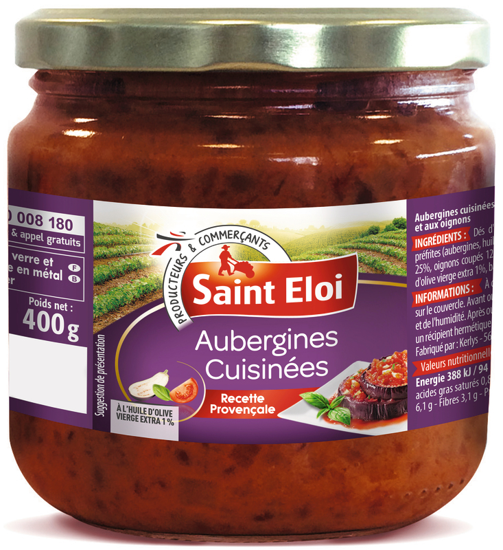 AUBERGINES CUISINÉES saint éloi