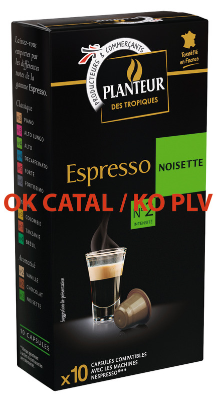 CAPSULES CAFÉ NOISETTE planteur des tropiques