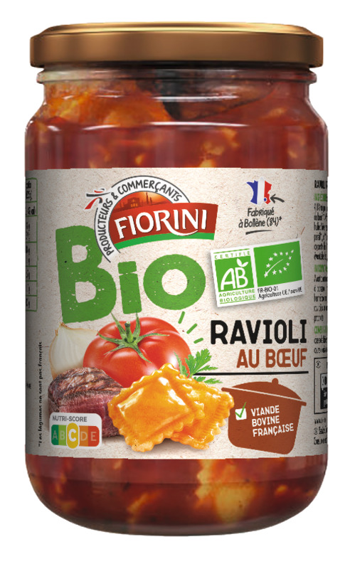 Fiorini bio RAVIOLI AU BŒUF Fiorini bio code EAN 3250392559212 