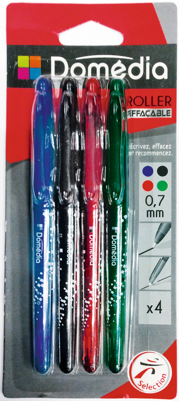 4 ROLLERS D'ECRITURE THERMOSENSIBLE DOMEDIA