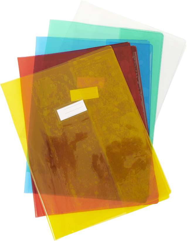 5 protège-cahiers 24 x 32 cm Domédia