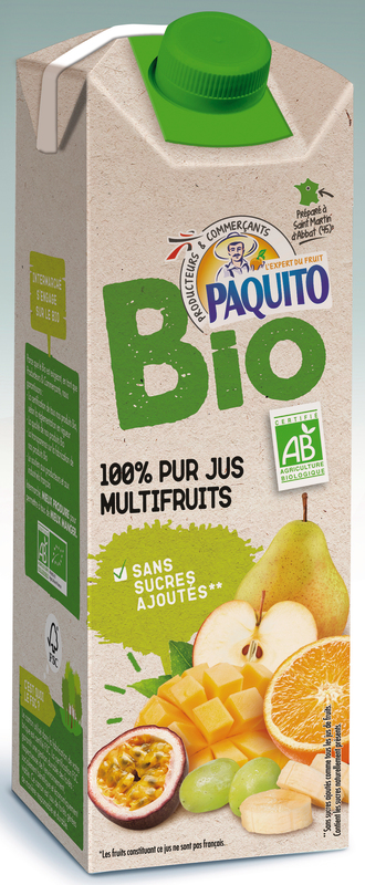 PUR JUS MULTIFRUITS BIO PAQUITO