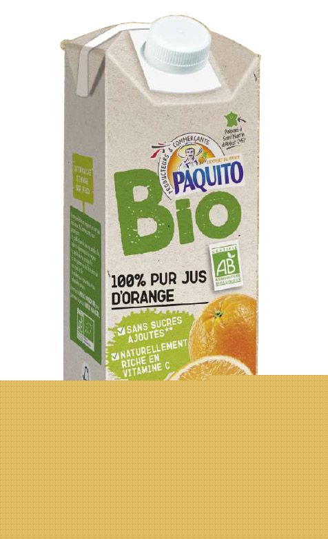PUR JUS D'ORANGE BIO PAQUITO