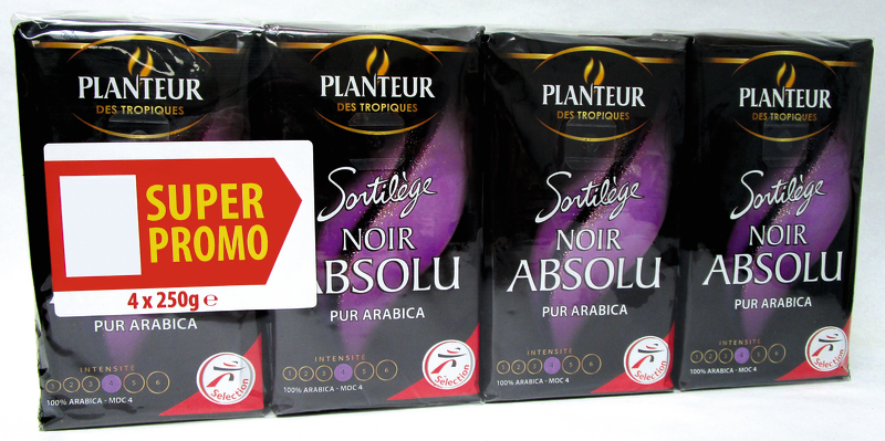 CAFÉ MOULU SORTILÈGE NOIR ABSOLU PLANTEUR DES T...