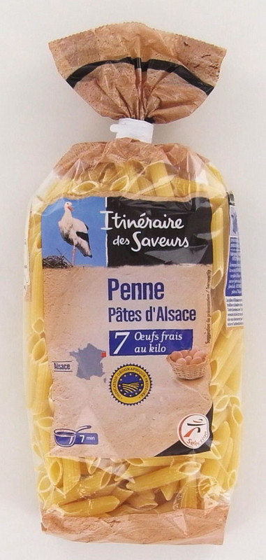 PÂTES PENNE itineraire des saveurs