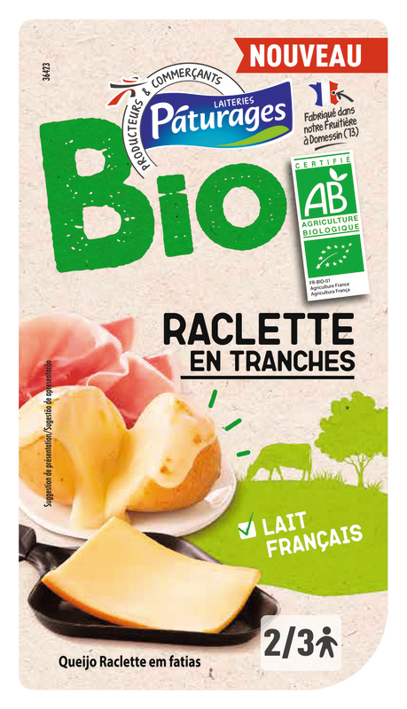 RACLETTE BIO  EN TRANCHES pâturages