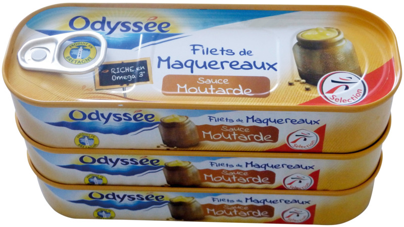FILETS DE MAQUEREAUX SAUCE MOUTARDE Odyssee