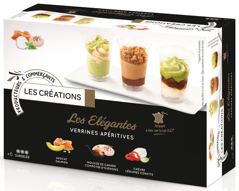LES ÉLÉGANTES, VERRINES APÉRITIVES X6 Les Créat...