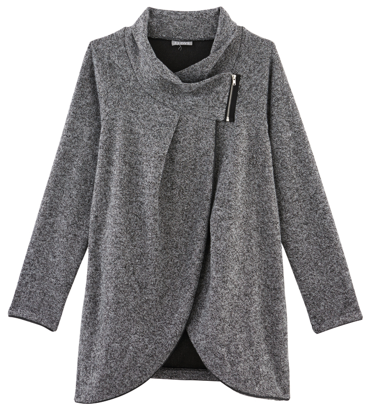 GROS GILET ZIP FEMME ELDYS