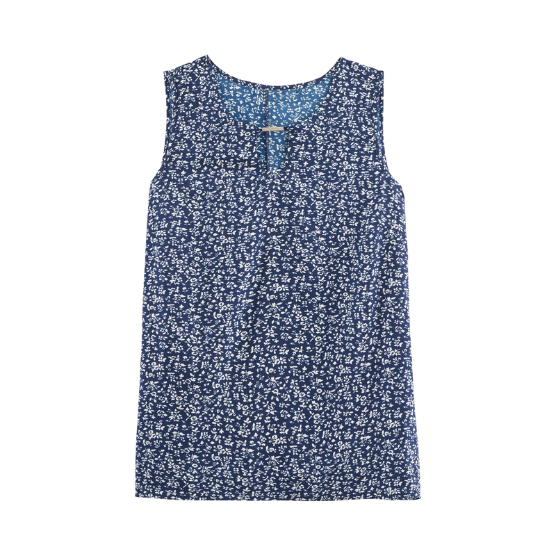 BLOUSE SANS MANCHES IMPRIMÉE FEMME ELDYS
