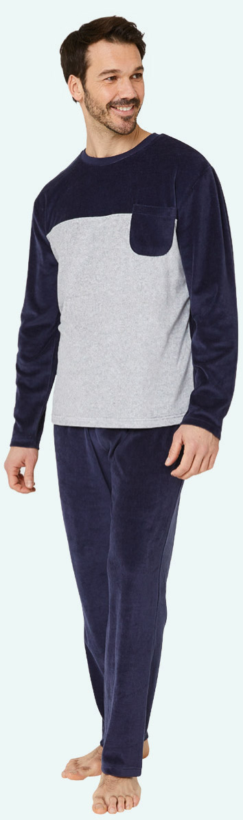 PYJAMA HOMME EN VELOURS ELDYS