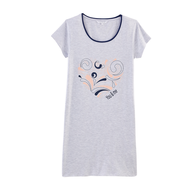 BIG TEE FEMME IMPRIMÉ COEUR KLOANE