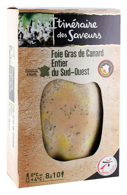 FOIE GRAS DE CANARD ENTIER MI-CUIT DU SUD-OUEST...