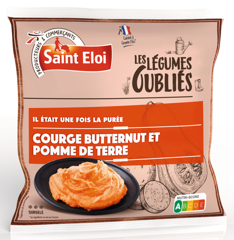 PURÉE DE COURGE BUTTERNUT ET POMME DE TERRE SUR...