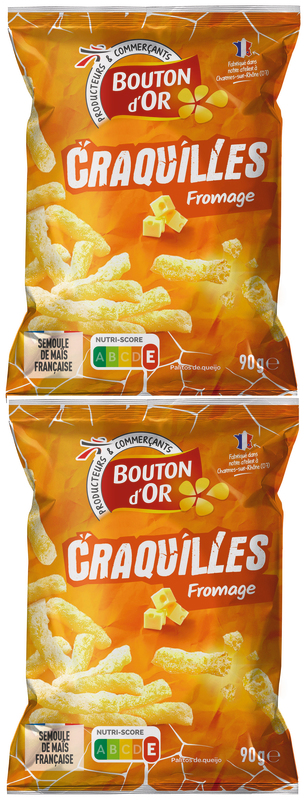 CRAQUILLES FROMAGE Bouton d'or