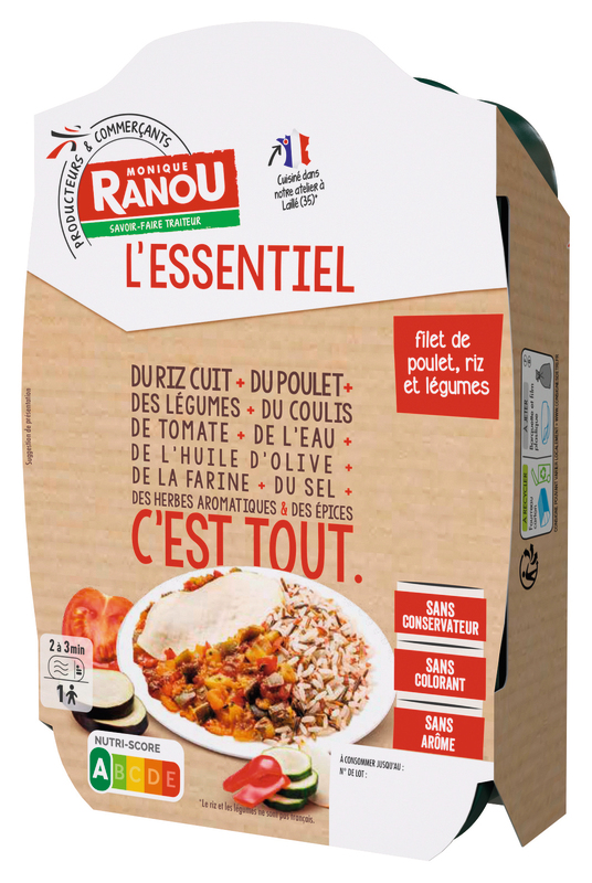 POULET AUX LÉGUMES DU SOLEIL Monique Ranou