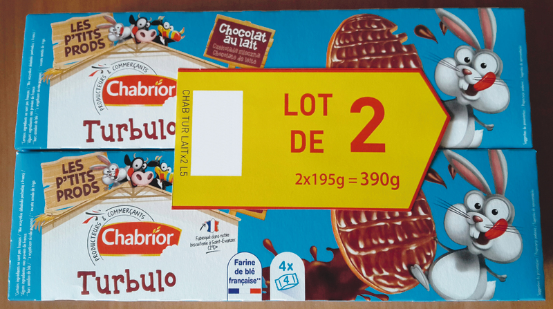 TURBULO CHOCOLAT AU LAIT CHABRIOR