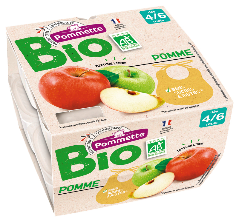 PURÉE DE POMME SANS SUCRES AJOUTÉS Pommette bio 3250392745479 Pommette bio PURÉE DE POMME SANS SUCRES AJOUTÉS Pommette bio 3250392745479 Pommette bio