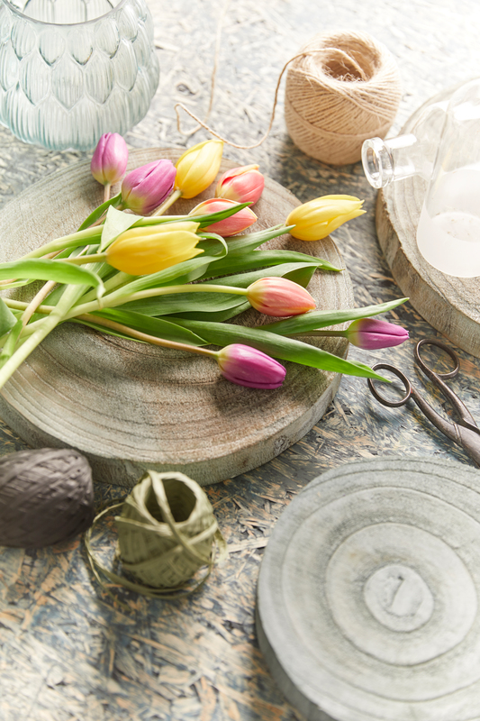 BOUQUET 10 TULIPES ARLEQUIN mon marché plaisir