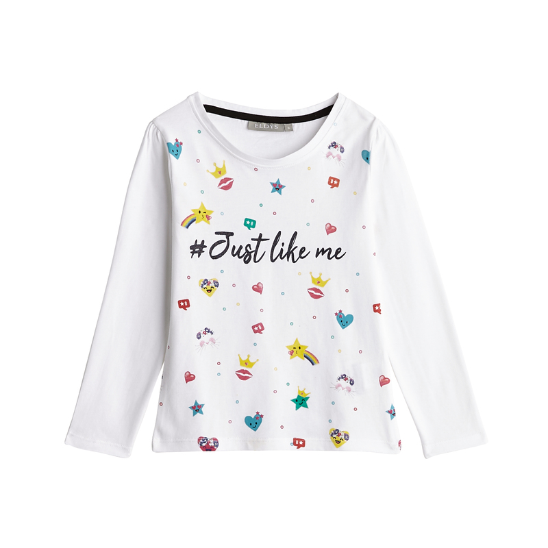 TEE-SHIRT FILLE IMPRIMÉ eldys
