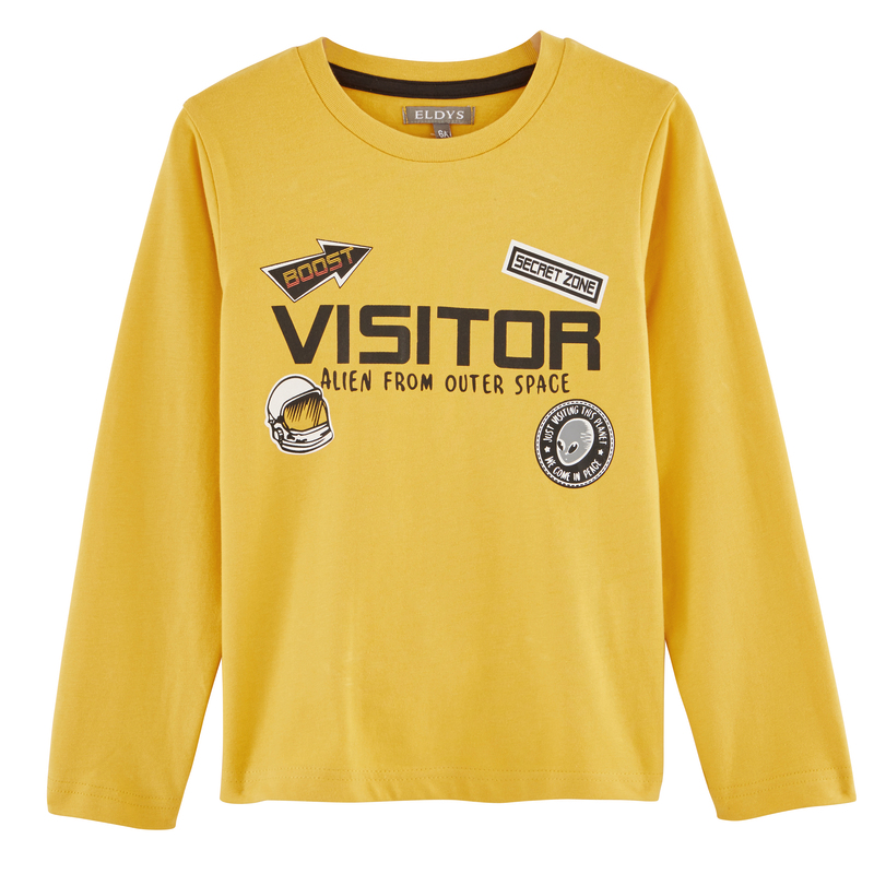 TEE SHIRT GARÇON IMPRIMÉ ESPACE eldys