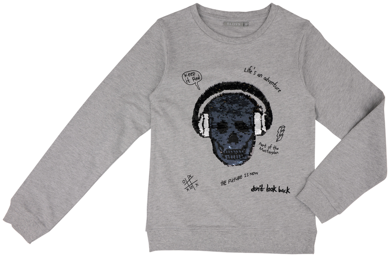 SWEAT GARÇON À SEQUINS RÉVERSIBLES eldys
