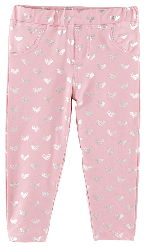 LOT DE 2 JEGGINGS FILLE IMPRIMÉS Pommette