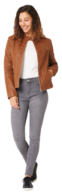 VESTE SIMILI SUÉDINE DOUBLÉE FEMME Eldys