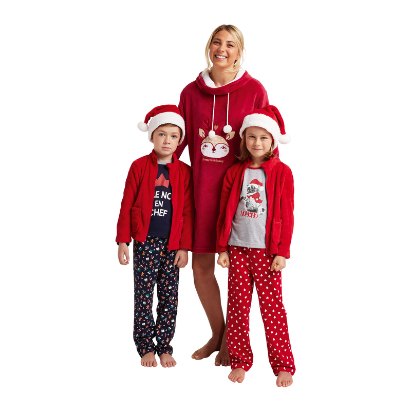 ENSEMBLE 3 PIÈCES NOËL + BONNET ENFANT eldys