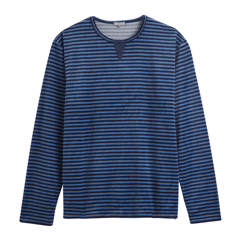 PYJAMA VELOURS RAYÉ HOMME eldys