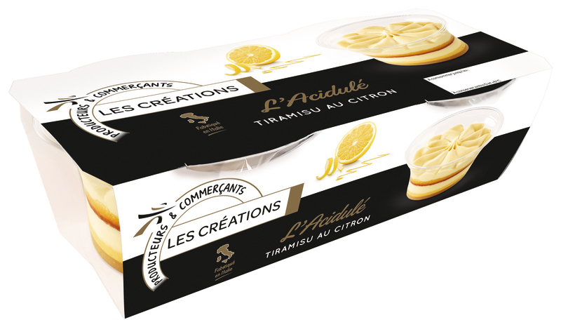 L'ACIDULÉ TIRAMISU AU CITRON Les créations