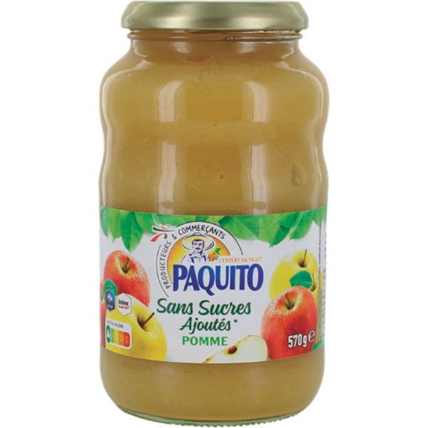 PURÉE DE FRUITS POMME SANS SUCRES AJOUTÉS
PAQUITO