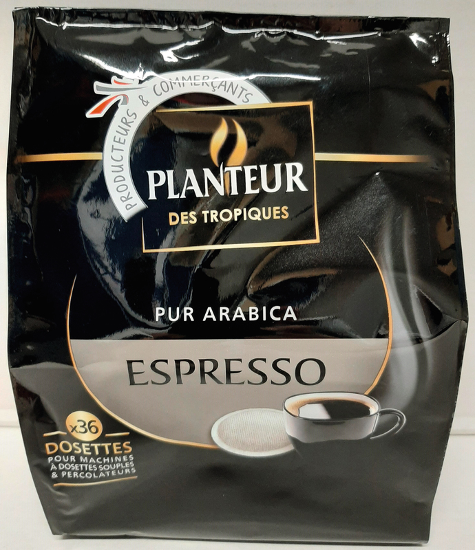 planteur des tropiques DOSETTES DE CAFÉ PUR ARABICA ESPRESSO planteur des tropiques code EAN 3250392784386 