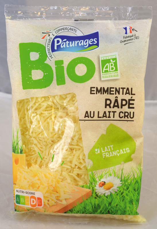 EMMENTAL BIO RAPÉ AU LAIT CRU Pâturages
