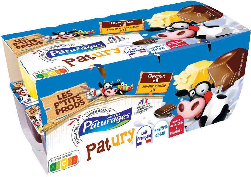 PATURY CHOCOLAT X8 SAVEUR VANILLE X8 Pâturages