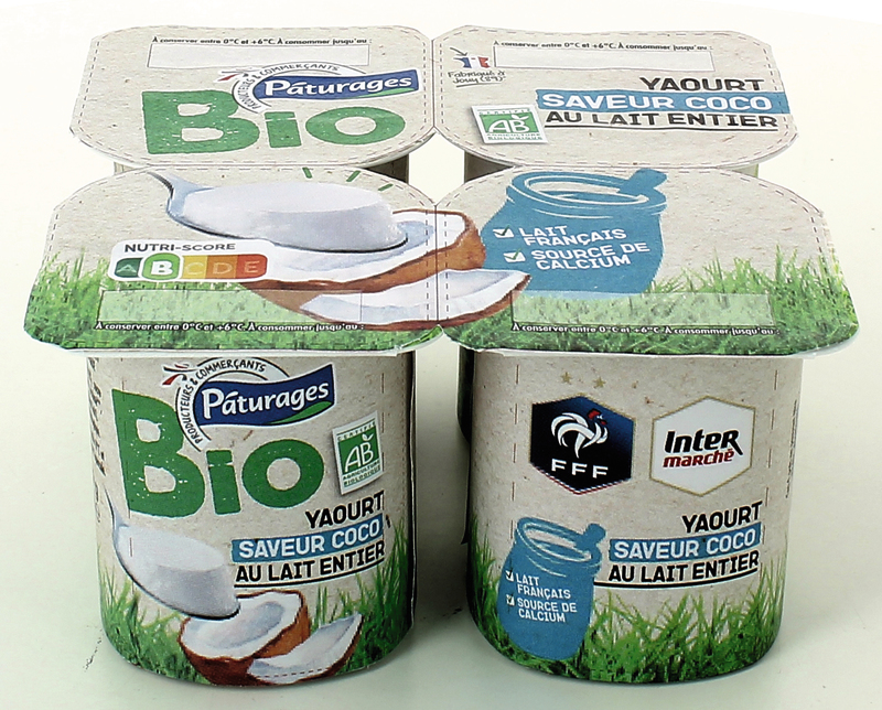 YAOURT BIO SAVEUR COCO Pâturages